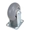 Vestil Thermoplastic Rubber Rigid Caster 5 In. Diameter x 2 In. Width 551 Lb. Capacity Light Gray CST-VE-5X2TPR-R - alternate 4